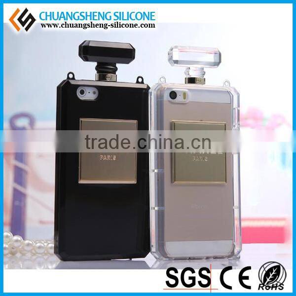 Luxury diamond Rhinestone Perfume Bottle Case for iPhone 6 / 6 plus/ 4 4S 5 5S for Samsung S4 Note 2/3 Mobile phone covers