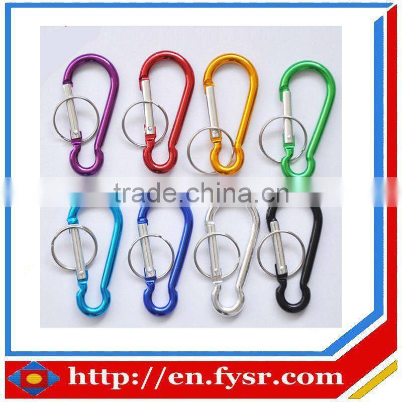colorful aluminum carabiner(metal hook)