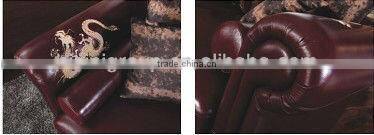 Bisini Luxury Classical Genuine Leather Sectional Sofa Set (BG90476)