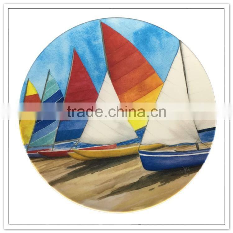 LFGB pass manufacturer modern kitchen use cafeteria use deep plastic soup plate, melamine serving plate