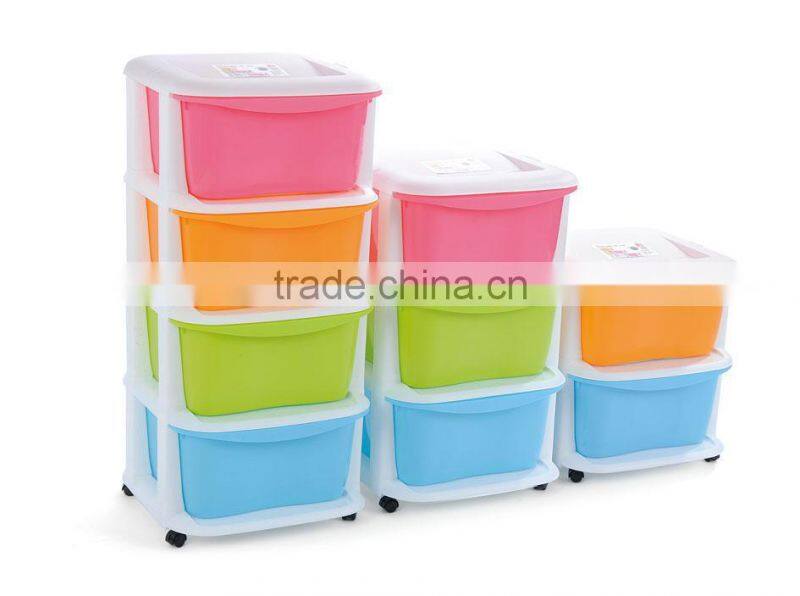 Two layers/Three layers/Four layers Drawer type storage Box / Finishing Box with wheel