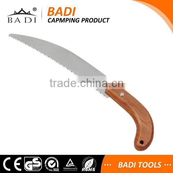 multi blade cutting saw for tree with wooden handle