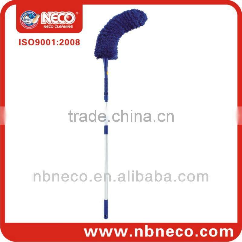 Telescopic microfiber flexible duster