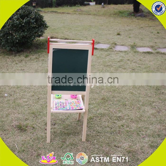 2017 wholesale baby wooden magnetic sketchpad diy kids wooden magnetic sketchpad sale children wood magnetic sketchpad W12B096