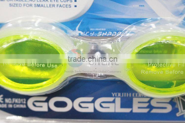Summer style green swimming goggles