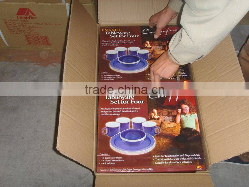 porcelain enamel bowl dinner plate coffee mug dinnerware