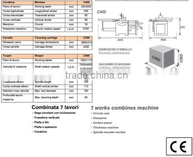wood surface planer C400-7
