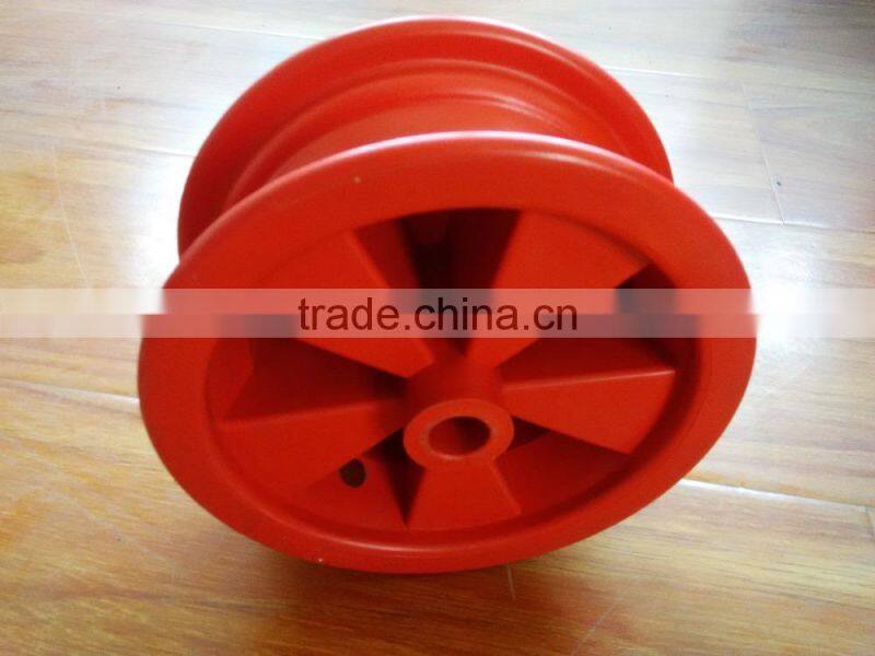 Garden wheelbarrow wheel 3.50-6 with plastic rim