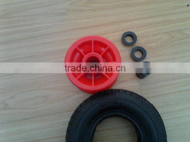 Plastic rim wheel 3.00-4 with needle roller bearing
