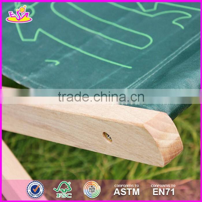 2017 New design folding wooden beach chairs for sale W08G218