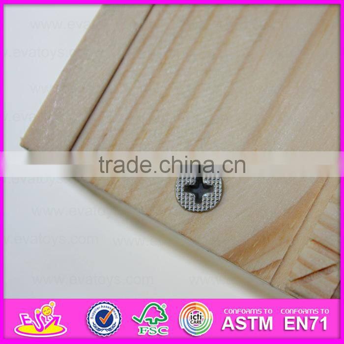 2015 Top New Natural colour Wooden Bird House,Popular wooden bird house,Cheap outdoor hanging wooden birds house for kit W06F012