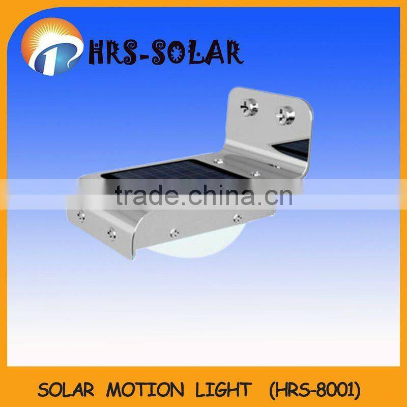 Solar motion light in garden/solar power sensor light HRS-8001A-02