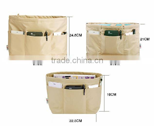 Hot Sales Convenience Handbag Insert Organizer Bag Insert Storage Bag