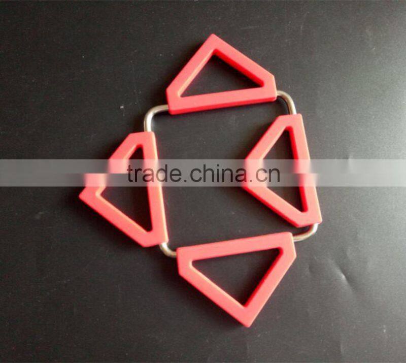 Quality warranty Non-slip silicone Adjustable Size pot holder Kitchen trivet Mat CK-045