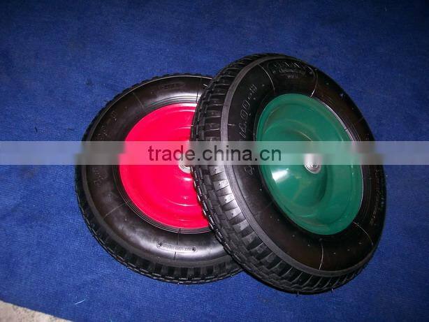 16"x4.00-8 wheelbarrow wheel