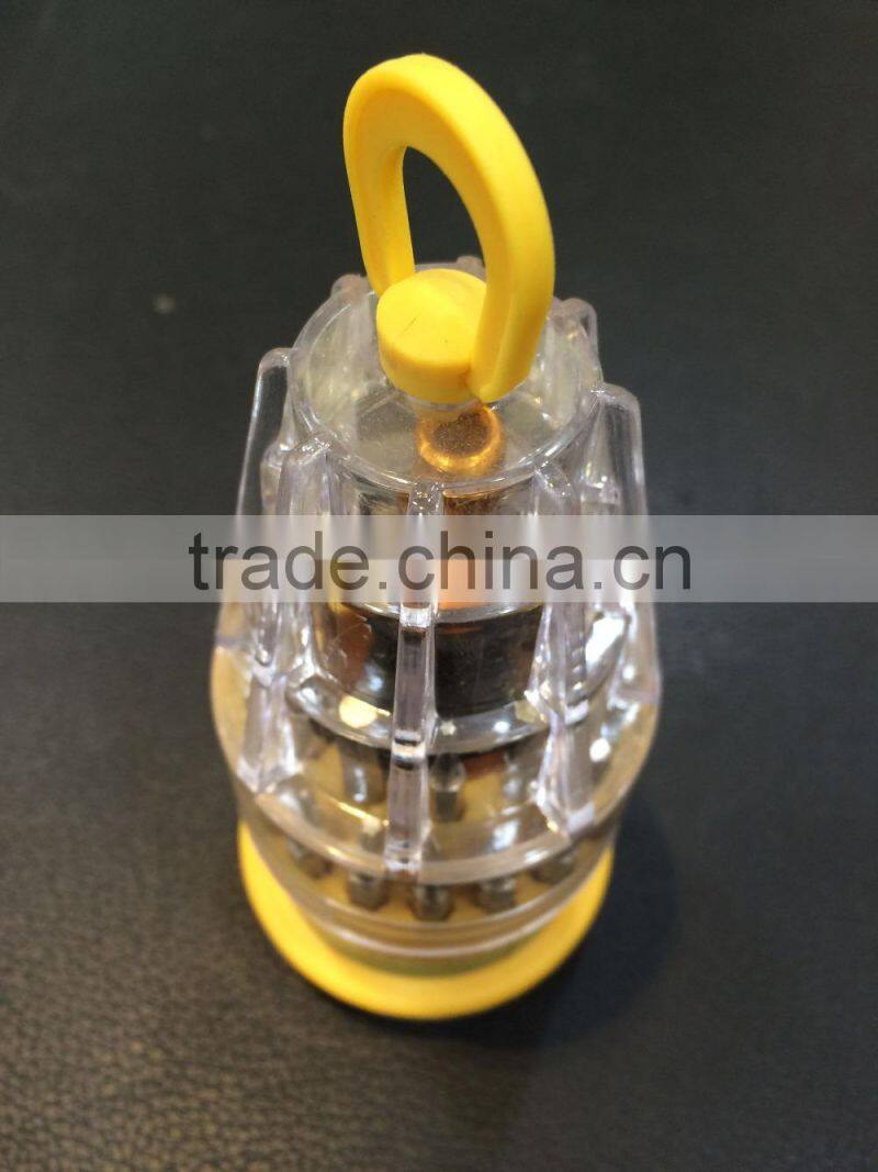 Berrylion Polished High Quality 31ps Screwdriver bit Stainless Steel Screwdriver bit