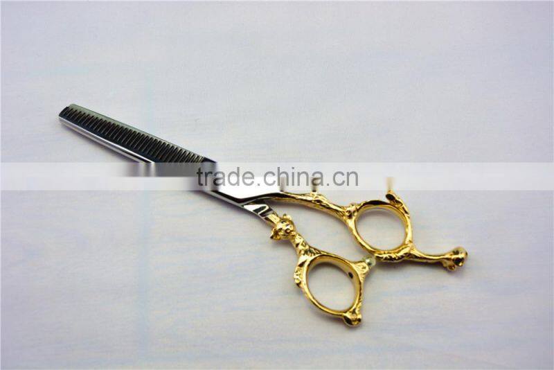2015 New YF0493Japanese steel zodiac pig hair scissor