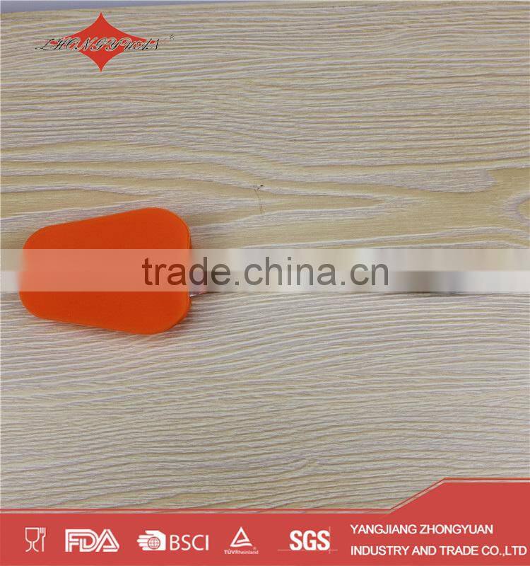 Eco-friendly big size head silicone spatula with translucent handle