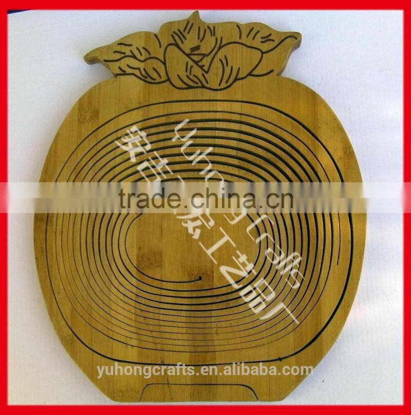 low price storage basket in bamboo