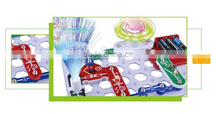 Newest plastic building blocks electronic kits for children