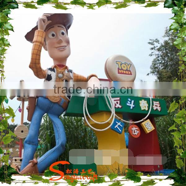 wholesale Park decorative artificial movie cartoon statues