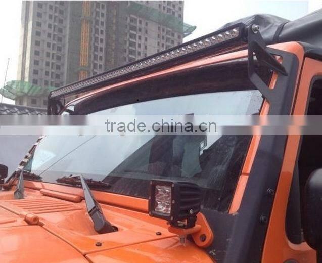 Aluminium bracket to mount driving lights on wrangler Jeep JK A-Pillar Mount Kit