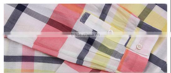 yarn dye women blouse,cotton/silk blouse, summer blouse,women tops