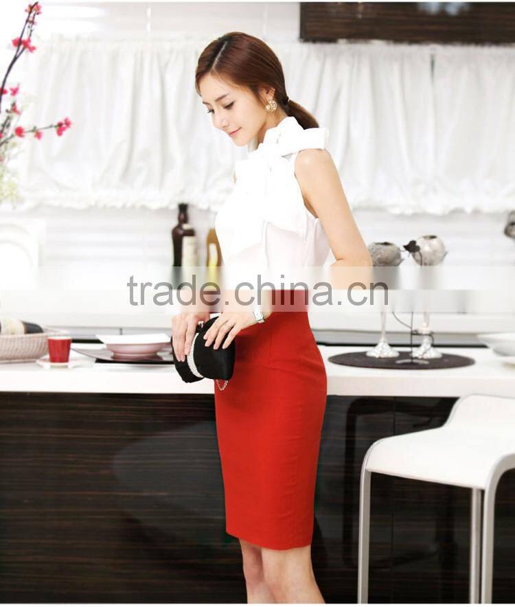 Factory price spring summer high waist one-step Package buttocks ladies working skirt