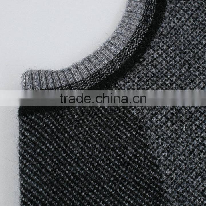 v neck sweater vest wholesale,slimming vest for men,Houndstooth pattern vest knitting machine for sweater vest