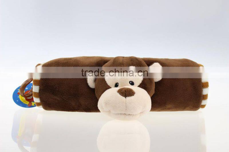 Students Supplies Lovely green frog Plush anime Pencil Case