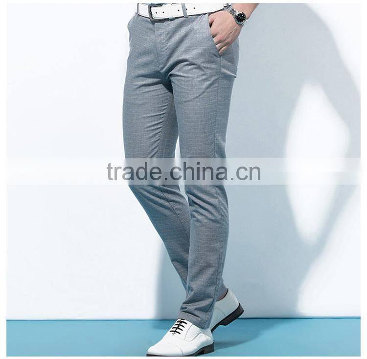 The middle-aged male casual pants summer thin breathable linen business size cotton men loose trousers custom