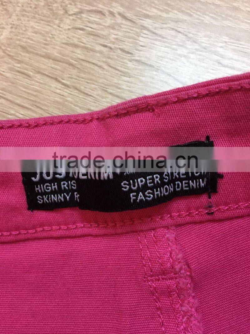 GZY New Model Pink Girl 's Short Jeans Stock 2017