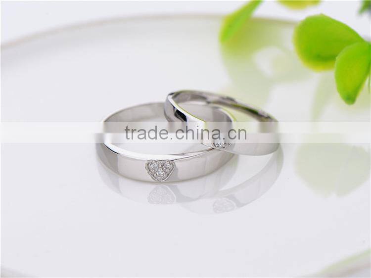 Gift handmade 925 silver couple ring