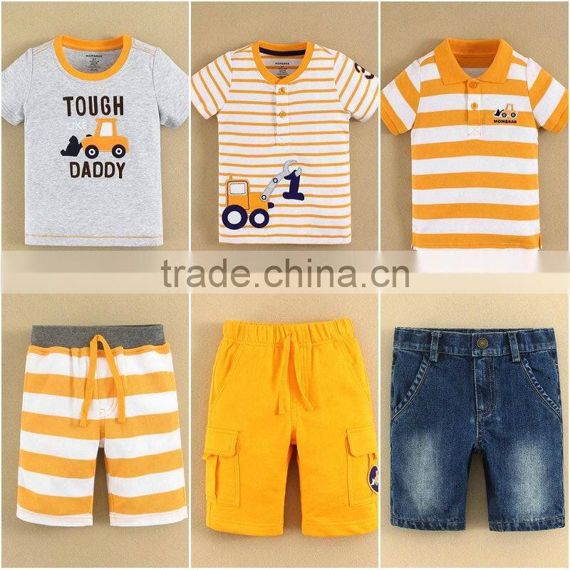 Knitted Design mom and bab Summer Baby Jeans China Supplier Wholesale Boys Shorts