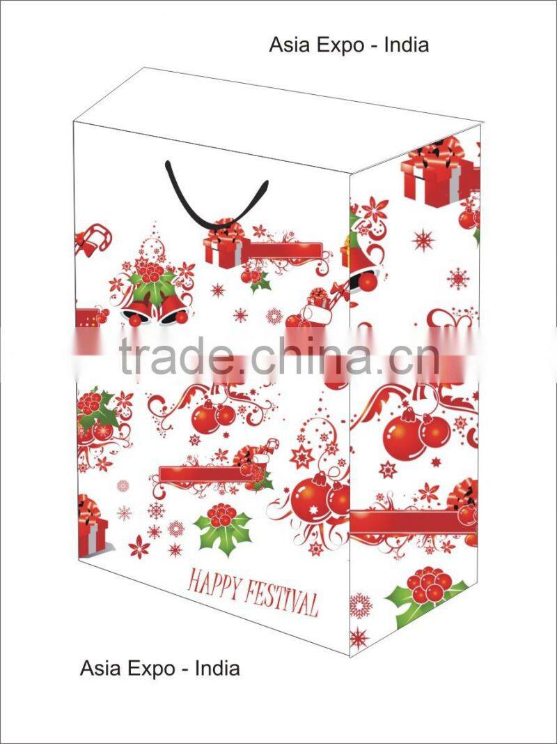 Paper Bags with new year custom design printed