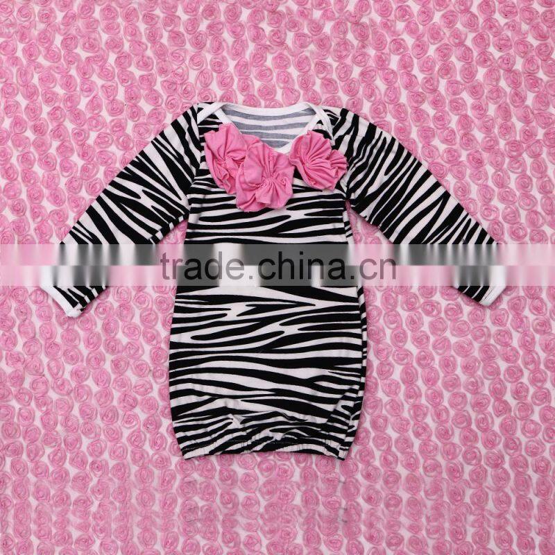 Boutique Wholesale Newborn Baby Romper Cute Infant & Toddler Zabra Gifts Clothing Sets Girls