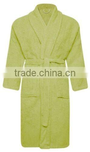 Wholesale adults 100% cotton terry bathrobe