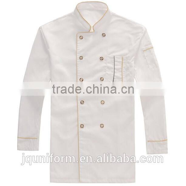 Guangzhou supplier cheap price chef coat/chef uniform/chef jacket wholesale