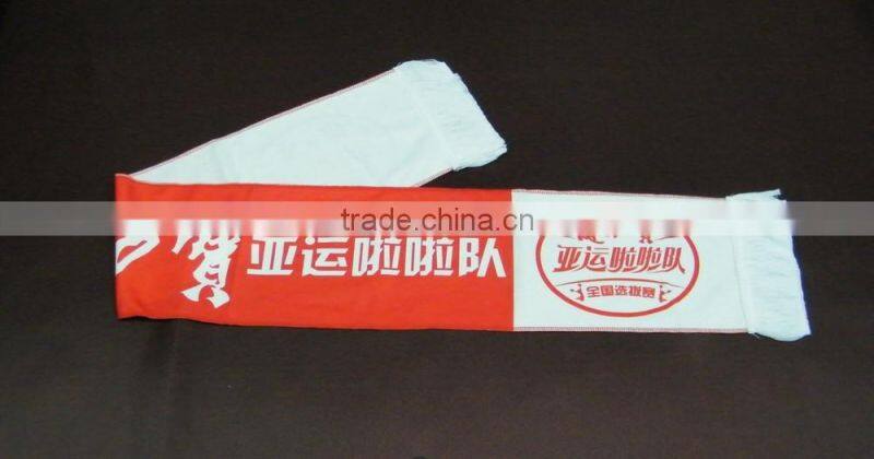 custom fan football scarf