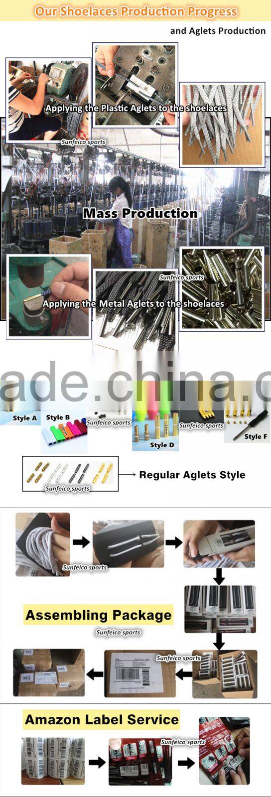 Customized Strong Round Fireman Military Boot Laces Manufacturer Provide Custom Service