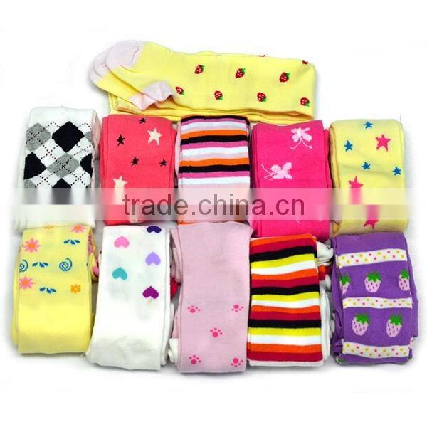 Wholesale Baby girls tights, colorful printed baby pantyhose, baby legging