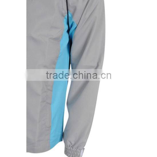 ISO 9001 warm custom waterproof windbreaker Sliver jacket