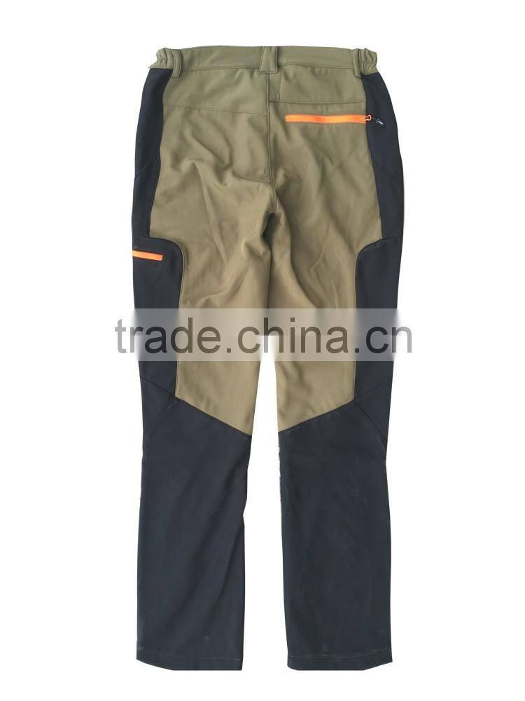 Mens Sport warm trekking fleece inside ski pants softshell pants