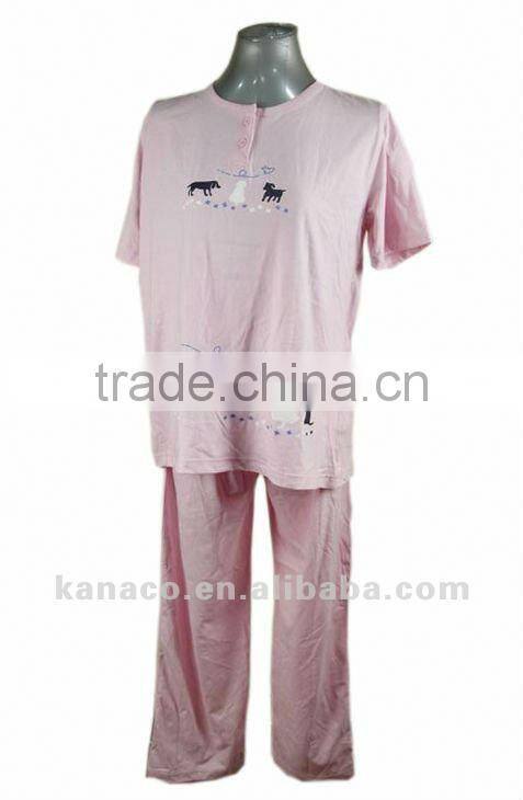ladies pajamas(KN-RB-48)