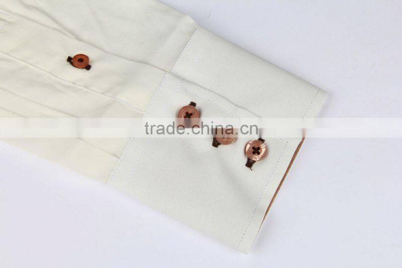 high bandcollar button down men shirt dress shirt causal shirt