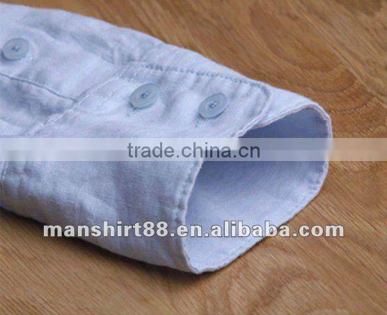 Exclusive style Natural fiber 100%Organic White Linen shirt for men Peaked collar S,M,L,XL,XXL