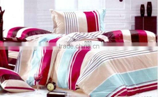 luxury hotel printed 3pc wholesale bed sheets