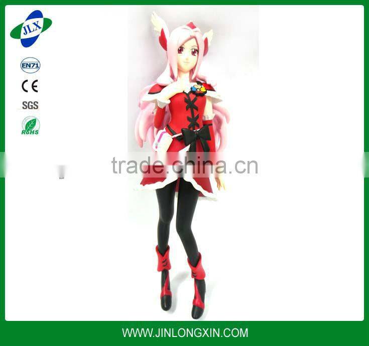 Uniforms girl Purple hair japanese anime action figure