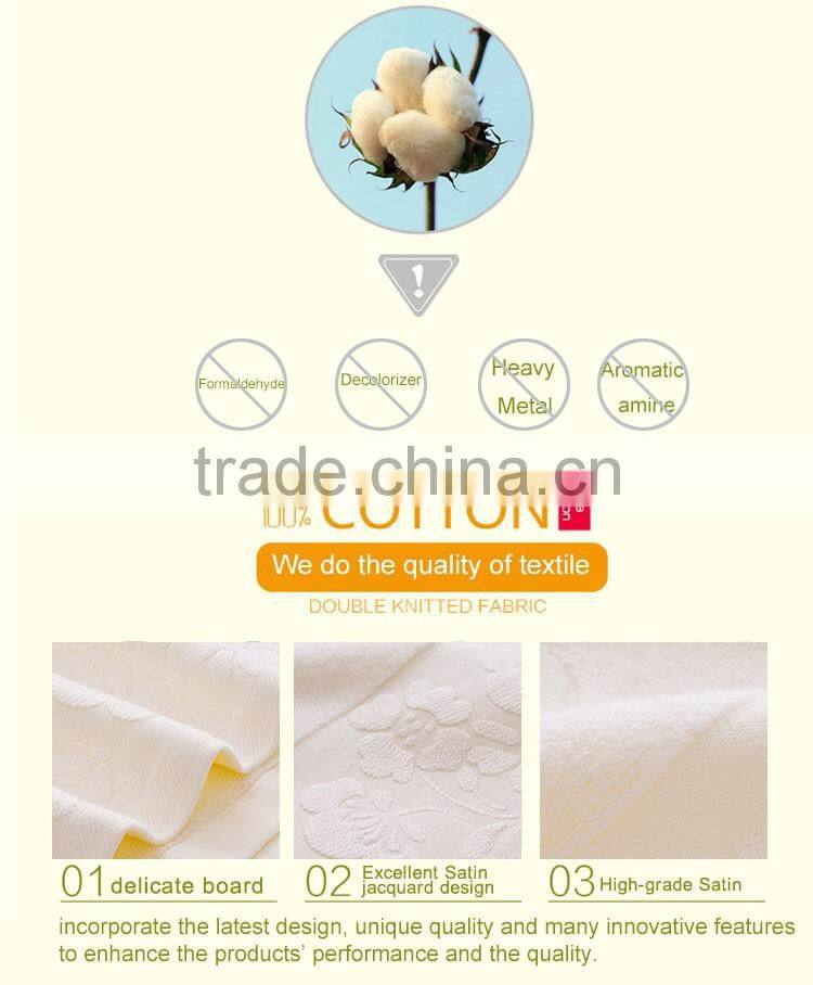 Cotton terry with dobby border hotel towel with low price