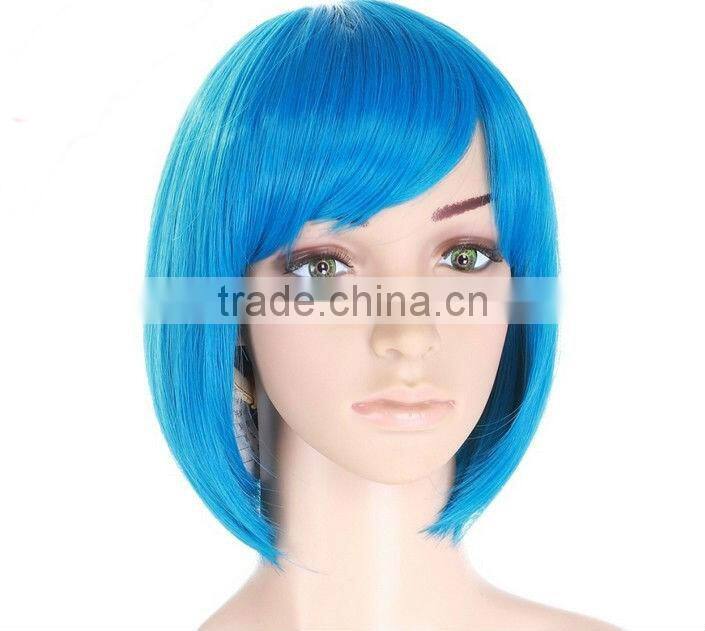 U-Shaped Wig,2014 Synthetic Front Lace Wig,Dubaa Fashion Artificial Hair